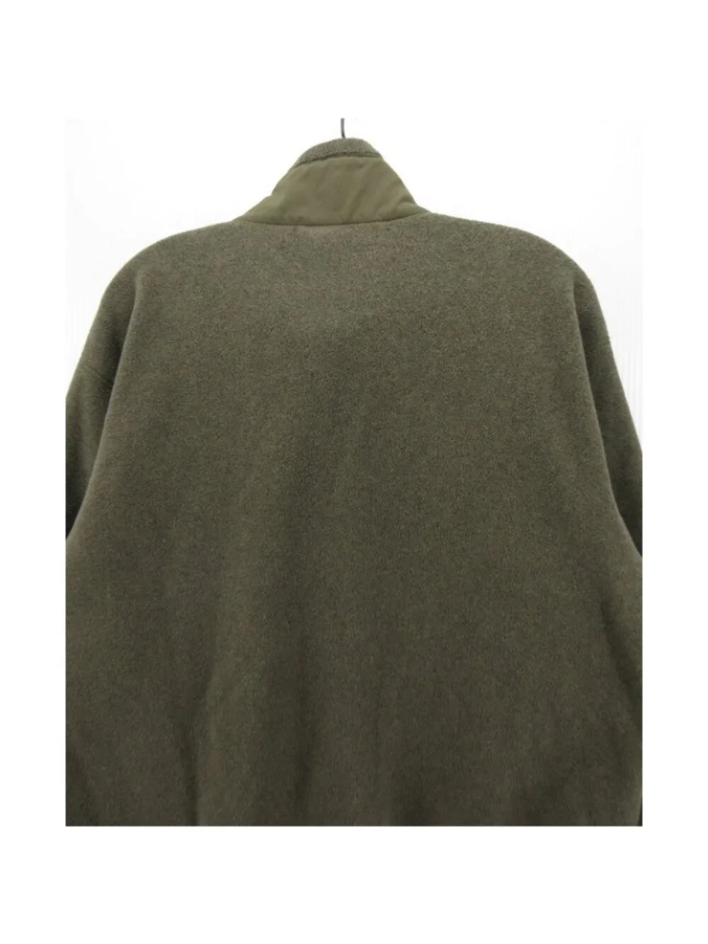VINTAGE LL Bean Jacket Small Fleece Bomber Coat Full Zip USA Made 90s